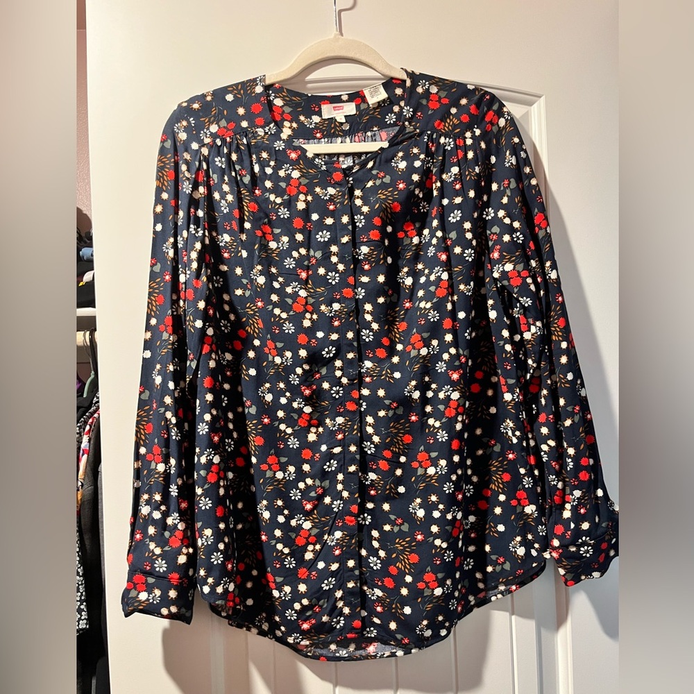 Levi's Floral Blouse